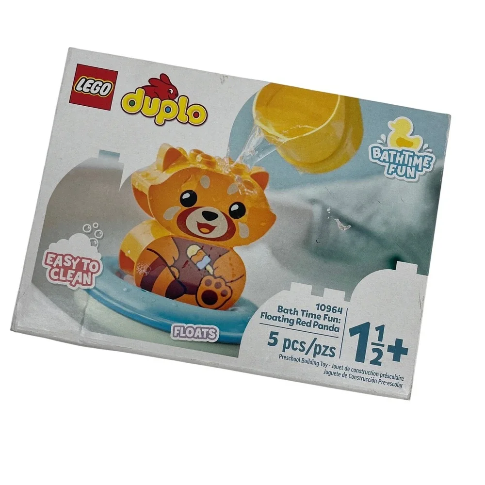 LEGO Duplo Bath Time Fun Floating Red Panda 10964 Building Toy NEW
